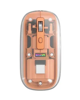 Miš Marvo Prism B10 M810W Wireless - Transparent Orange 