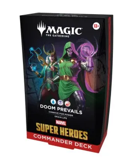 Društvena igra - Magic the Gathering - TCG Marvel Super Heroes - Doom Prevails - Commander Deck 