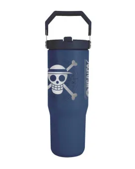 Travel Mug Pyramid - One Piece - Straw Hat Logo 