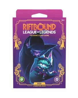Društvena igra - Board Game - Riftbound League of Legends LOL - TCG Unleashed Champion Deck - Vex 