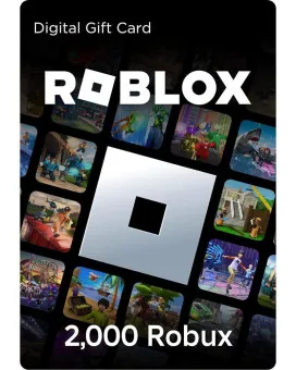 Roblox Gift Card 2000 Robux  - Digital Code 