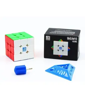 Rubikova kocka - MoYu Meilong 3M V2 3X3 Stickerless - Transparent Box