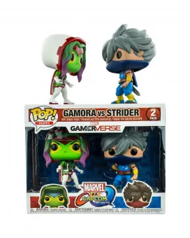 Bobble Figure Marvel vs Capcom POP! 2-Pack - Gamora vs Strider 