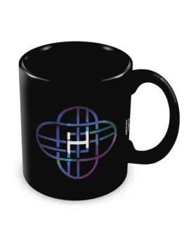 Šolja KPop Demon Hunters - Huntrix Logo Black Pod Mug 