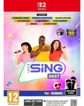 Switch 2 Let's Sing 2027 + 2 Mikrofona 