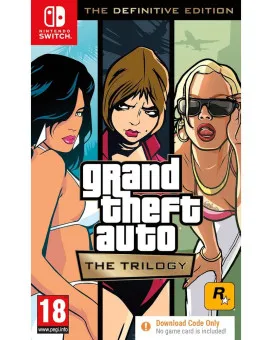 Switch Grand Theft Auto Trilogy - GTA Trilogy - The Definitive Edition (Code In A Box) 