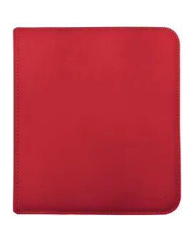 Ultra Pro 12 Pocket Zippered Pro Binder - Red Vivid 
