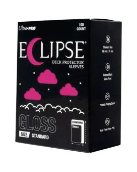 Ultra Pro Gloss Eclipse Standard Deck Protector Sleeves 105 - Hot Pink