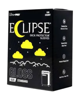 Ultra Pro Gloss Eclipse Standard Deck Protector Sleeves 105 - Lemon Yellow
