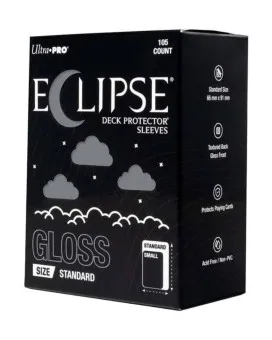 Ultra Pro Gloss Eclipse Standard Deck Protector Sleeves 105 - Smoke Grey