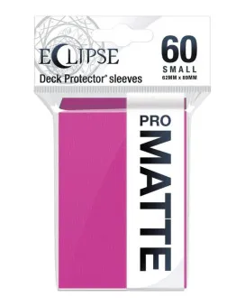 Ultra Pro Matte Eclipse Small Desk Protector Sleeves 60 - Hot Pink 