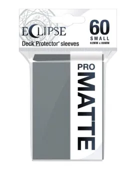 Ultra Pro Matte Eclipse Small Desk Protector Sleeves 60 - Smoke Grey 