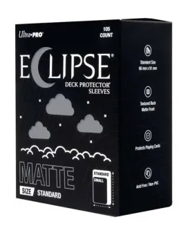 Ultra Pro Matte Eclipse Standard Deck Protector Sleeves 105 - Smoke Grey