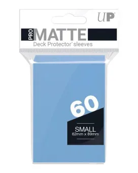 Ultra Pro Matte Small Desk Protector Sleeves 60 - Light Blue 