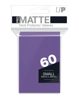 Ultra Pro Matte Small Desk Protector Sleeves 60 - Purple 