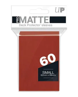 Ultra Pro Matte Small Deck Protector Sleeves 60 - Red