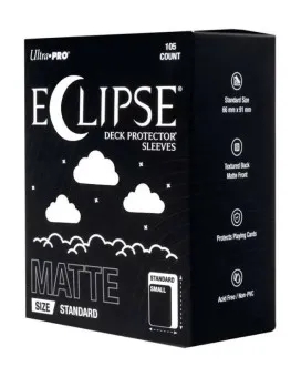 Ultra Pro Matte Eclipse Standard Deck Protector Sleeves 105 - Arctic White 