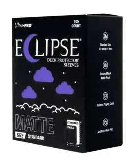Ultra Pro Matte Eclipse Standard Deck Protector Sleeves 105 - Royal Purple