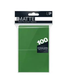 Ultra Pro Matte Standard Deck Protector Sleeves 100 - Green