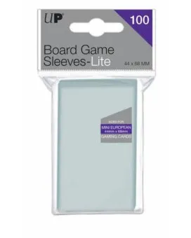Ultra Pro Mini European Lite Board Game Sleeves 100 - 44x68mm