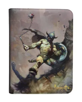Ultra Pro Artist Spotlight - Frank Frazetta 9 Pocket Zippered Pro Binder - Warrior with Ball and Chain