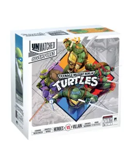 Društvena igra - Unmatched - Teenage Mutant Ninja Turtles + Foil Cards  - ENG 