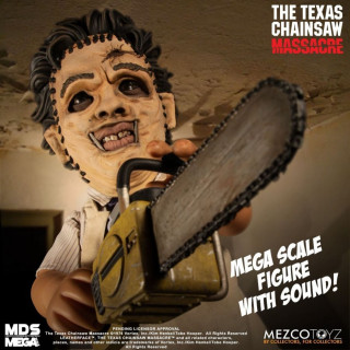 Action Figure with Sound Texas Chainsaw Massacre Mega Scale - Feature Leatherface 