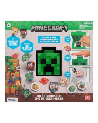3D Sticker Maker Paladone - Minecraft - Do It Yourself 