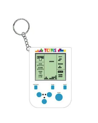 Privezak Tetris Mini - Retro Handheld Video Game Keychain 