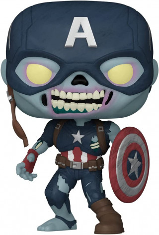 Bobble Figure Marvel What If...? POP! - Zombie Captain America 