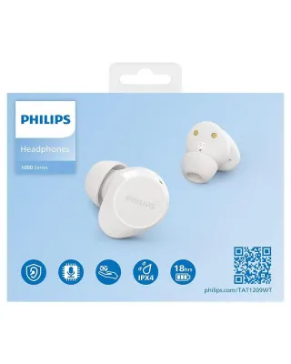 Slušalice Philips TAT1209WT/00 - White Bežične bubice 