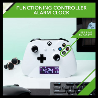 Sat Paladone kontroler XBOX - Alarm Clock - White 