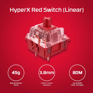 Tastatura HyperX Alloy Origins PBT - Red Linear 
