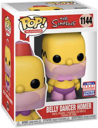 Bobble Figure The Simpsons POP! - Belly Dancer Homer - Special Edition 