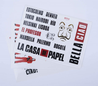 Nalepnice Grupo Erik - La Casa De Papel 