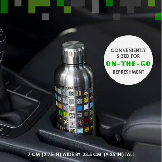Boca Paladone Minecraft - Metal Water Bottle 