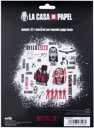 Nalepnice Grupo Erik - La Casa De Papel 