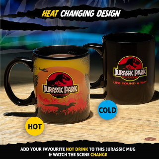 Šolja Paladone Jurassic Park - Heat Change Mug 
