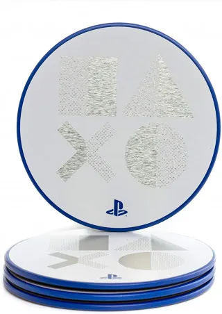 Podmetači za čaše Playstation 5 - Metal Coasters 