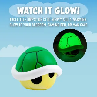 Lampa Paladone Super Mario - Green Shell - Light With Sound
