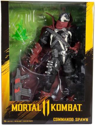 Action Figure Mortal Kombat - Commando Spawn - Dark Ages Skin 