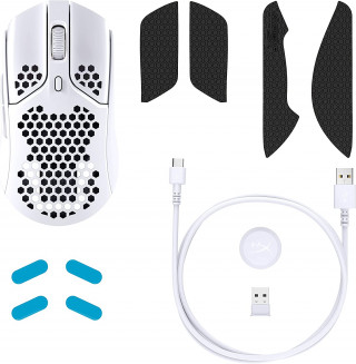 Miš HyperX Pulsefire Haste Wireless - Ultra Lightweight - White 