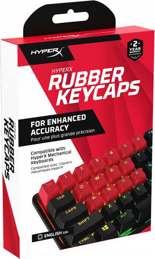 Keycaps HyperX - Rubber Keycaps - Red 