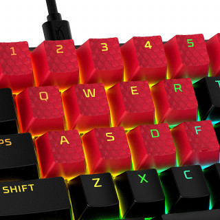 Keycaps HyperX - Rubber Keycaps - Red 