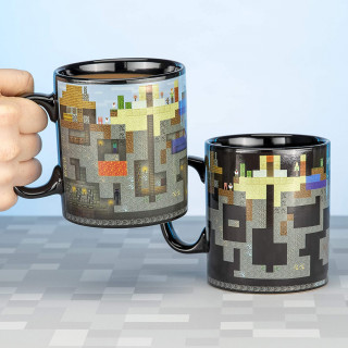 Šolja Paladone Minecraft Heat Change Mug - XL 