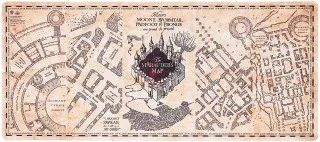 Podloga Harry Potter - Marauders Map - XL Desk Pad 