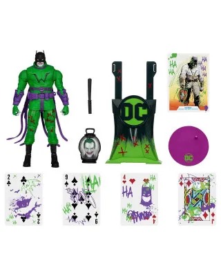 Action Figure DC Multiverse - Batman - Last Knight on Earth - Batman (Jokerized) Gold Label 