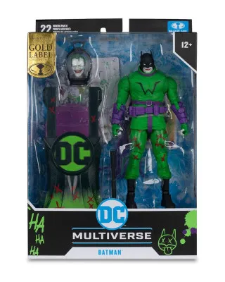 Action Figure DC Multiverse - Batman - Last Knight on Earth - Batman (Jokerized) Gold Label 