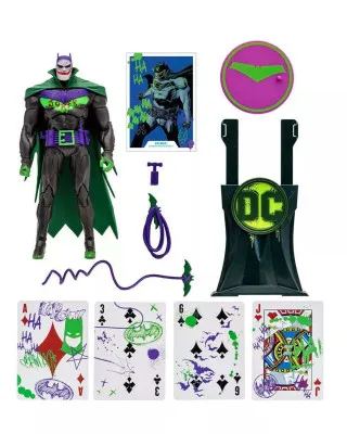 Action Figure DC Multiverse - Batman (Jokerized) (Batman: White Knight) - Gold Label 