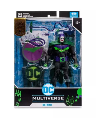 Action Figure DC Multiverse - Batman (Jokerized) (Batman: White Knight) - Gold Label 